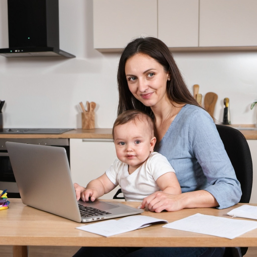 Cómo seguir siendo mamá y profesional en casa.